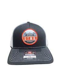 Image of Elevated Trucker Hat w/ UTMB logo Blk/White 