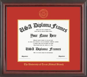 Image of Frame Honors Glossy Cherry Orange Mat BS/MS 11x14
